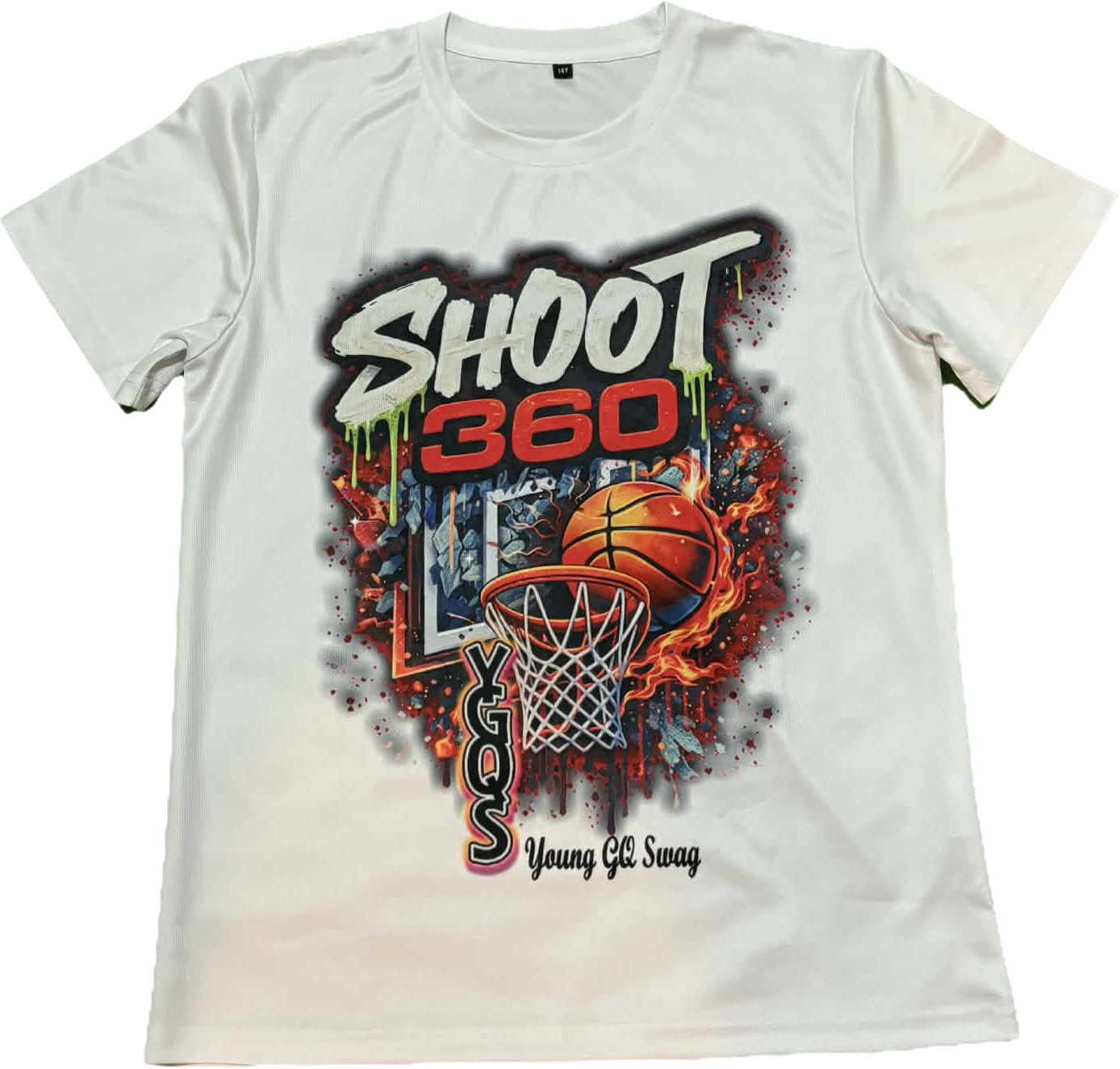 Flamin' White Shoot360 🏀