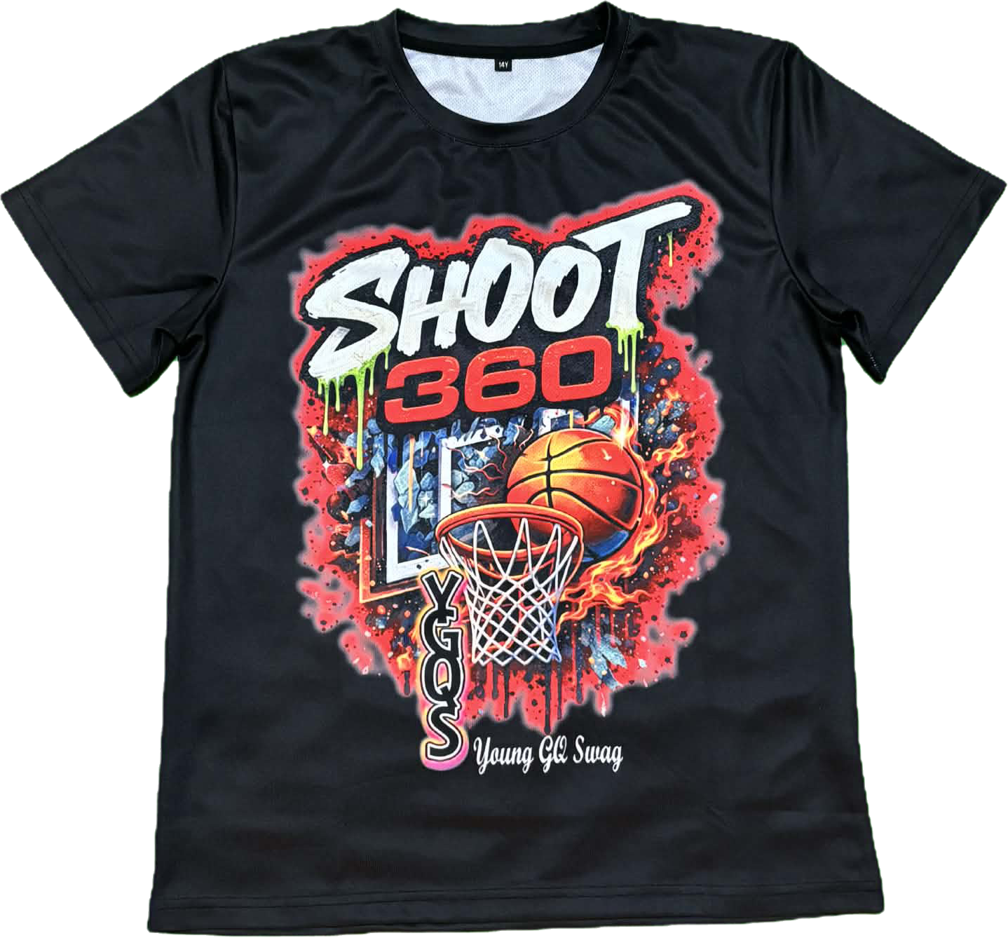Flamin' Black Shoot360 🏀