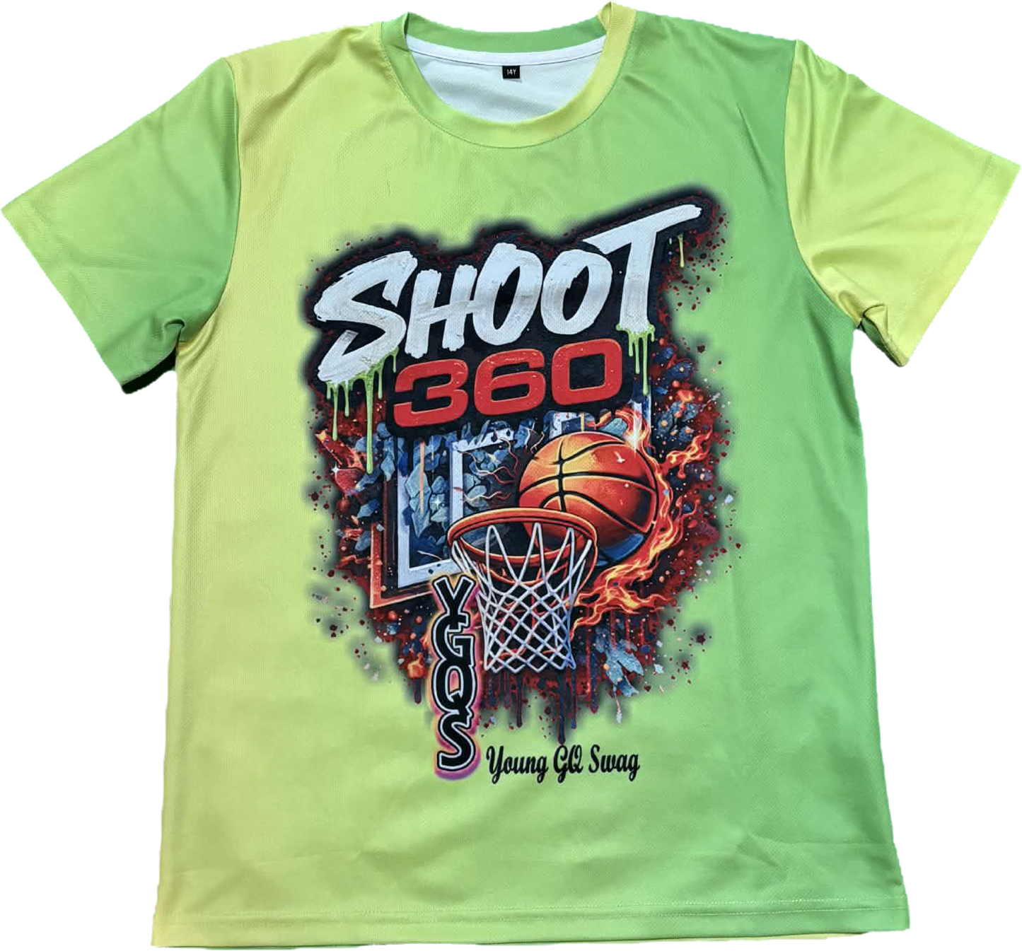 Flamin' Lime Green Shoot360 🏀